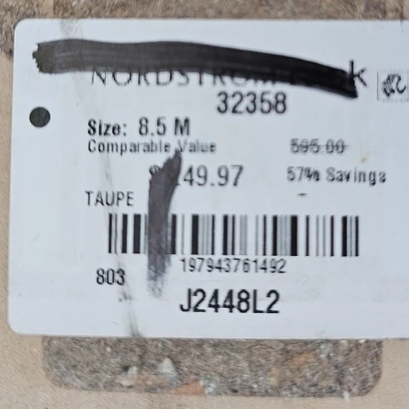 Vero Cuoio Women's Brown Boots 8.5 M Suede Tan NWT Heeled‎ - Picture 10 of 12